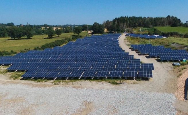 Parque solar fotovoltaico francia